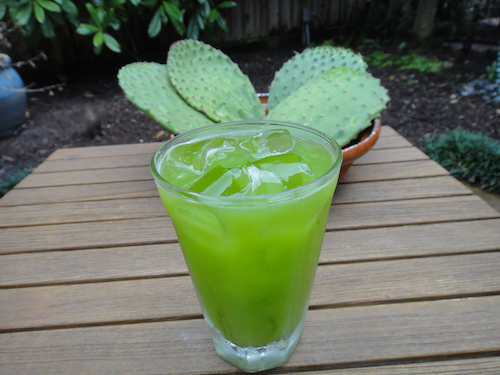 El agua de nopal: