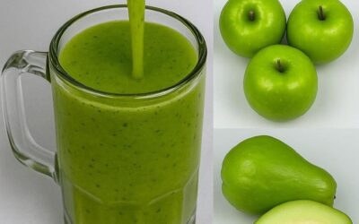 Batido de pepino, manzana verde y chayote
