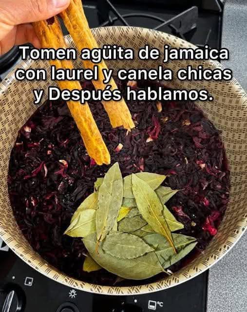 Mezcla flor de jamaica, laurel y canela