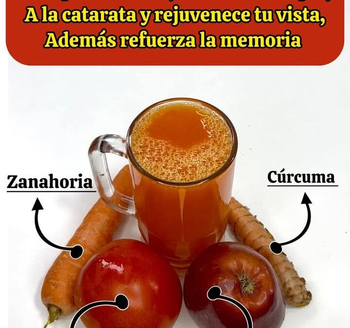 Batido natural para recuperar la visión, decirle adiós a la miopía, las cataratas y reforzar la memoria
