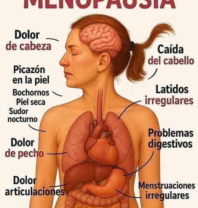 Conoce, algunas señales y síntomas de la menopausia