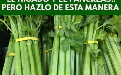 Jugo de apio para limpiar riñones, hígado y pulmones