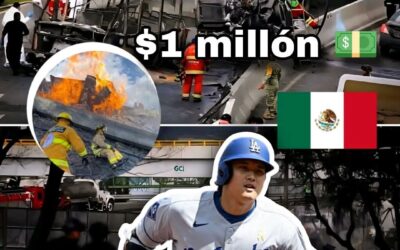 Shohei Ohtani con una donación para las personas de México