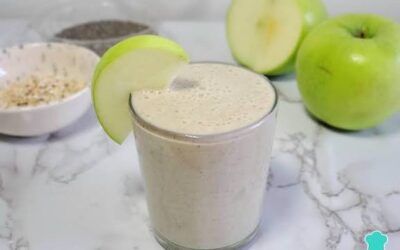 Batido de manzana y avena
