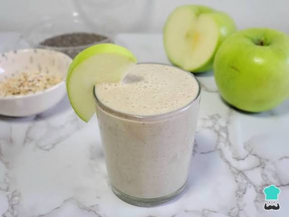 Batido de manzana y avena