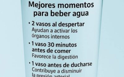 El poder de beber agua en los momentos adecuados