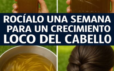 El secreto de mi abuela para un cabello largo, fuerte y sin canas!