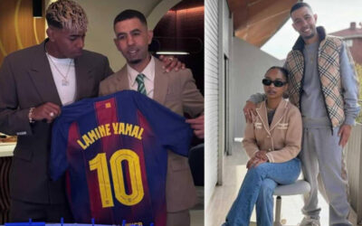 el padre de Lamine Yamal, se casa con su novia Khristina, de tan solo 23 años