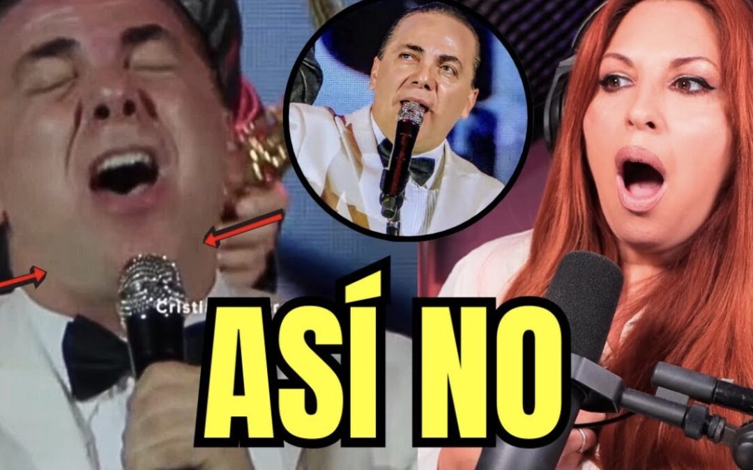 CRISTIAN CASTRO CORRE PELIGRO VOCAL si NO HACE ESTO