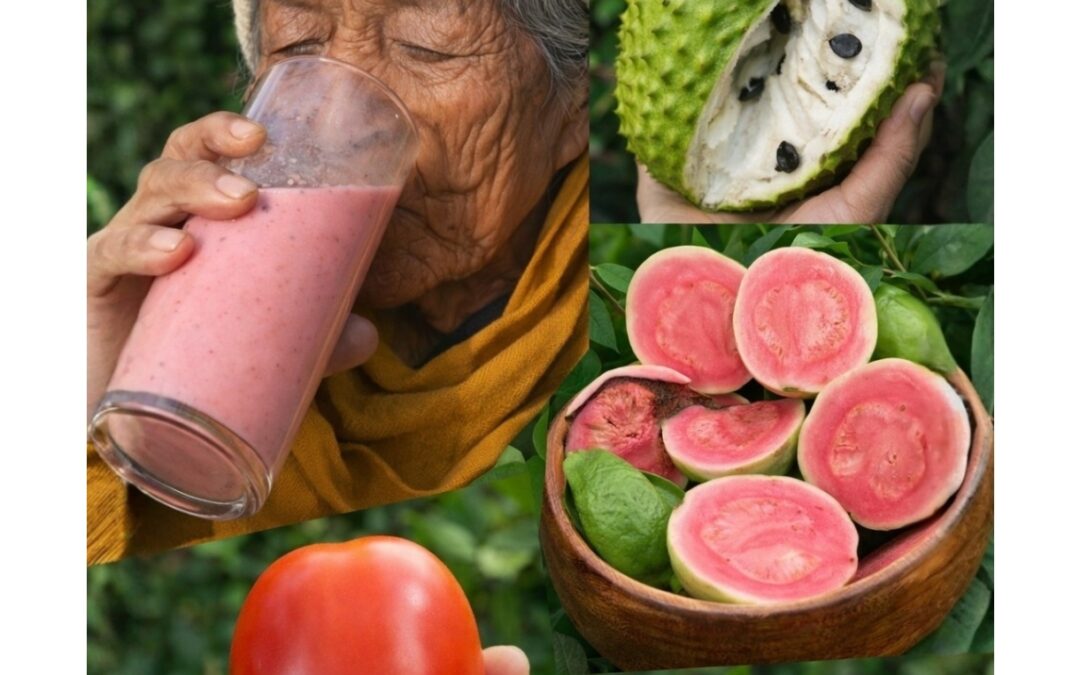 Mezcla Natural de guanabana y tomate y guayaba