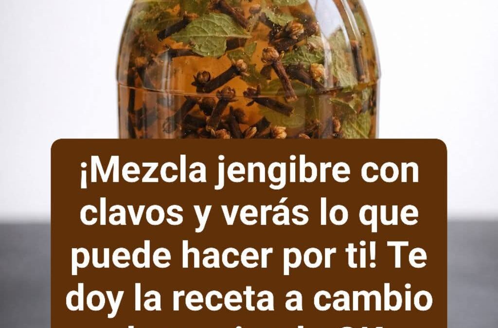 jengibre con clavo de olor:
