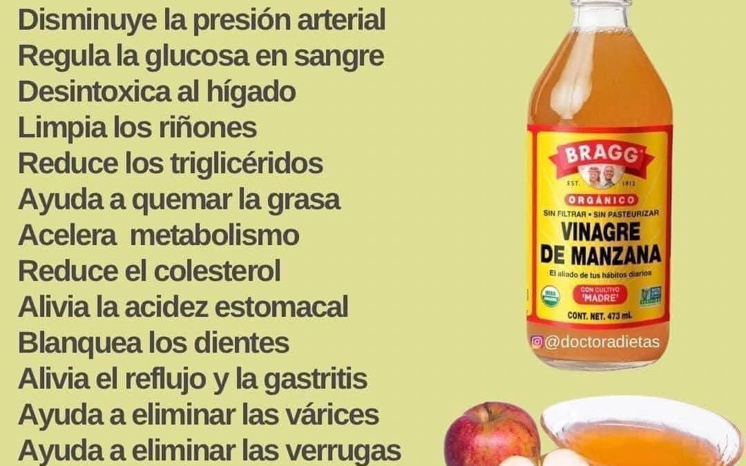 Tomar vinagre de manzana en ayunas