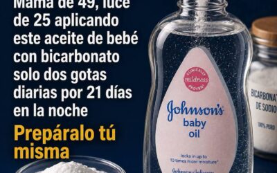 Aceite de bebe con esta mezcla de bircabonato :
