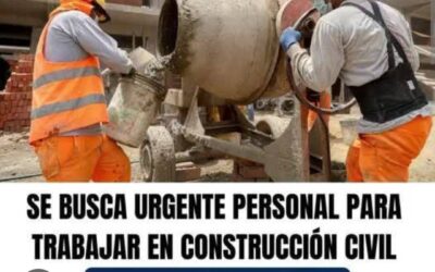 Se necesitan personas para trabajar en Construcción en Madrid