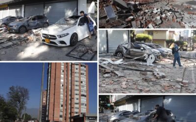 Un fuerte sismo de magnitud 7.4 sacudió diversas ciudades de Colombia